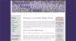 Desktop Screenshot of lavenderridgefarms.com